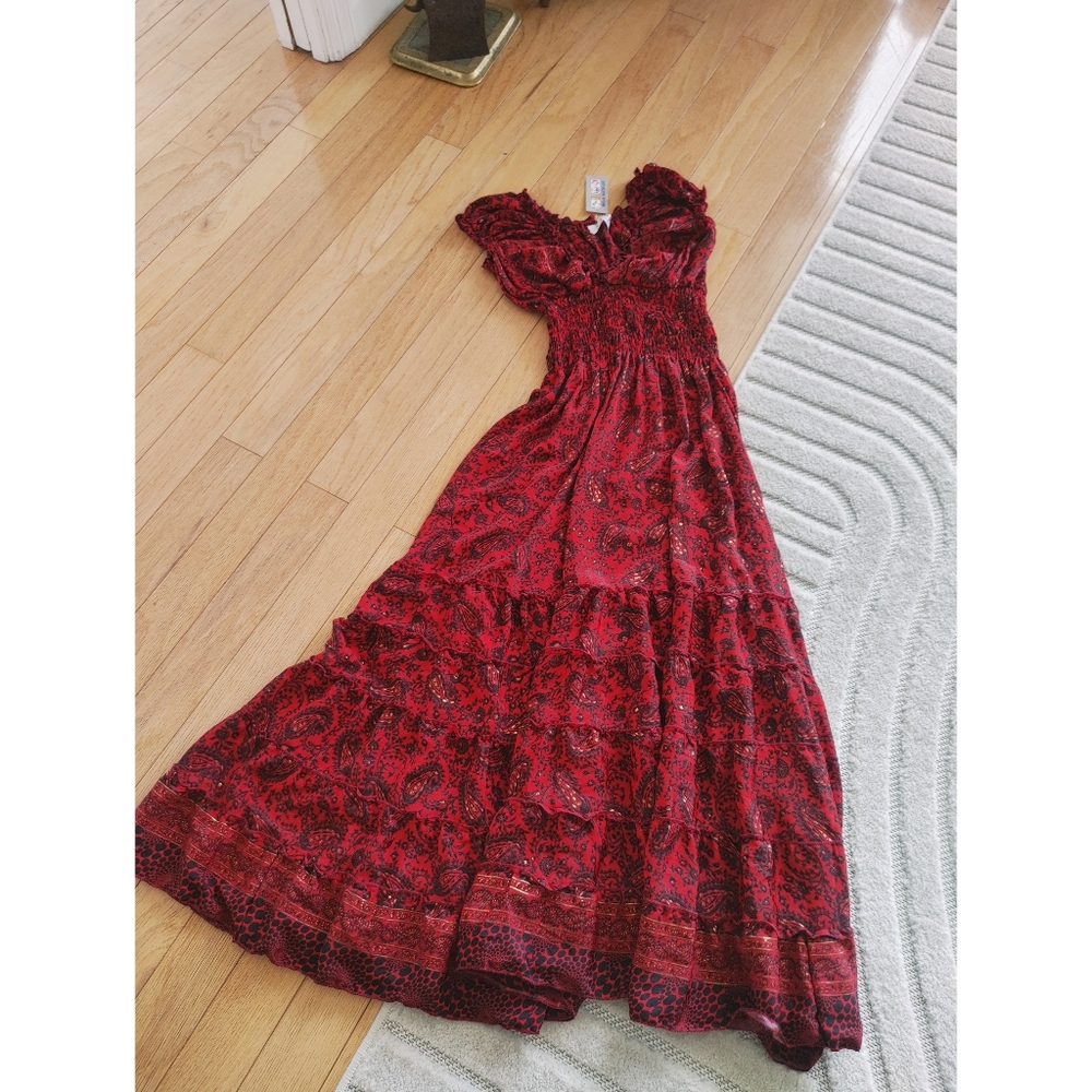 Beautiful Red Boho Dress
